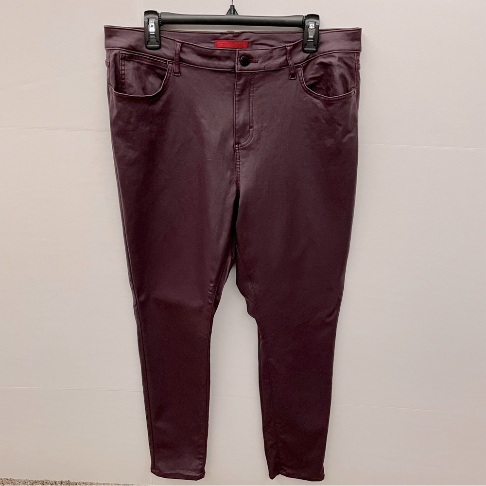 Jennifer Lopez Coated Sculpt Skinny Jeans Sz 18